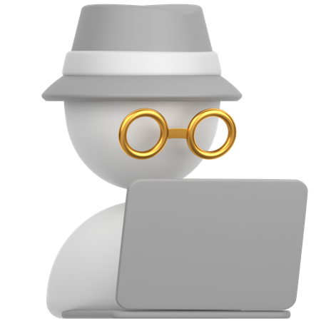 Gars d'ordinateur portable  3D Icon
