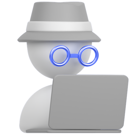 Gars d'ordinateur portable  3D Icon