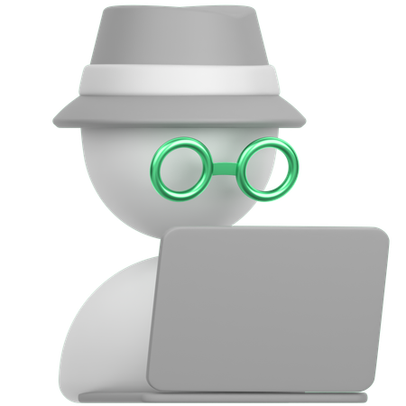 Gars d'ordinateur portable  3D Icon