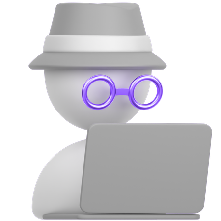 Gars d'ordinateur portable  3D Icon
