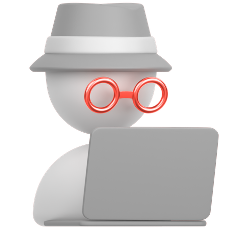 Gars d'ordinateur portable  3D Icon