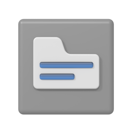 Ordner  3D Icon