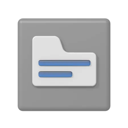 Ordner  3D Icon