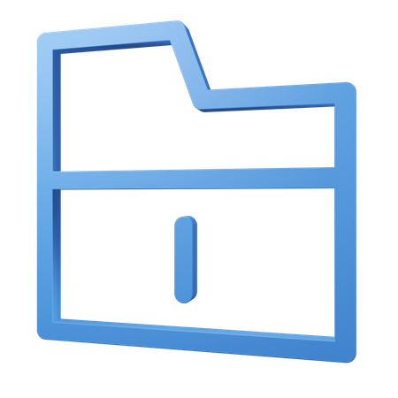 Ordner  3D Icon