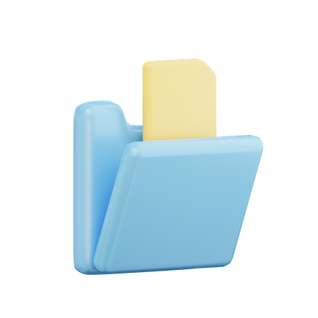 Ordner  3D Icon