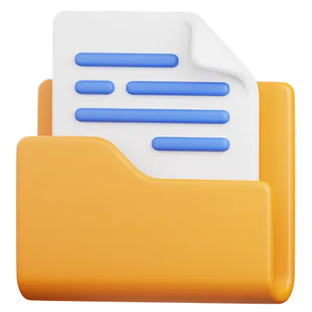 Ordner  3D Icon