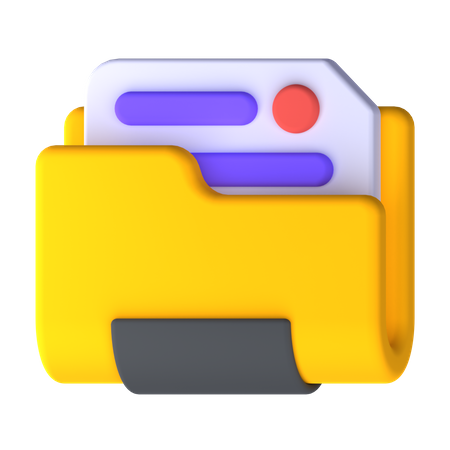 Ordner  3D Icon