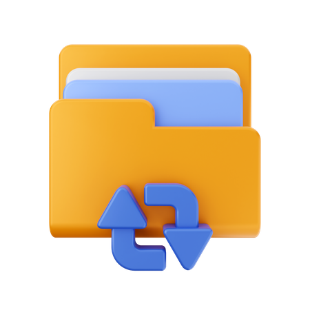 Ordner aktualisieren  3D Icon