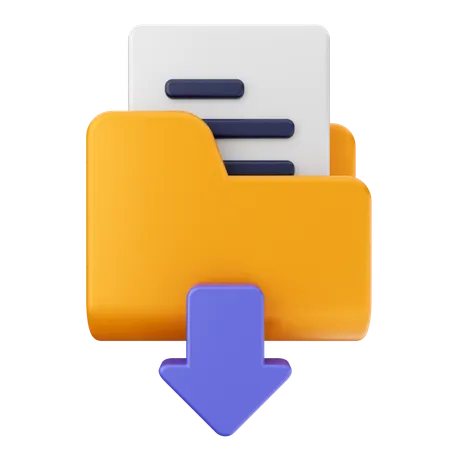 Ordner herunterladen  3D Icon