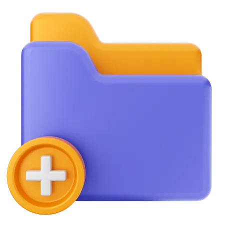 Ordner erstellen  3D Icon