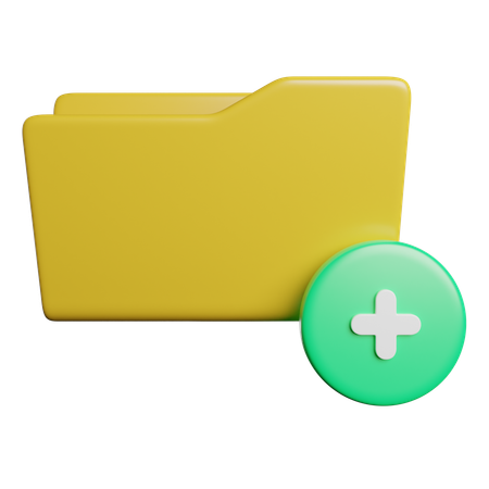 Ordner hinzufügen  3D Icon