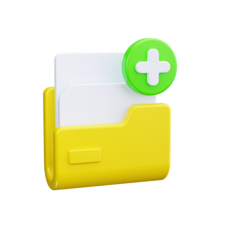 Ordner hinzufügen  3D Icon