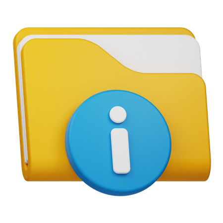 Ordnerinfo  3D Icon