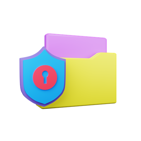 Ordnersicherheit  3D Icon