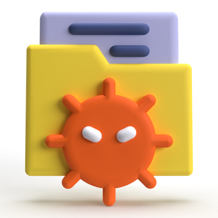 Ordnervirus  3D Icon