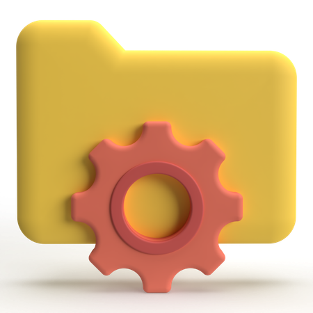 Ordnereinstellung  3D Icon