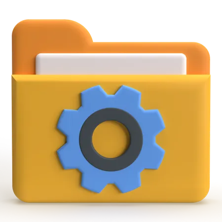 Ordnereinstellung  3D Icon