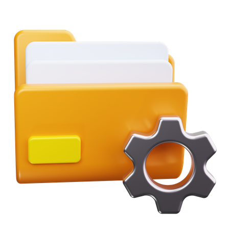 Ordnereinstellung  3D Icon