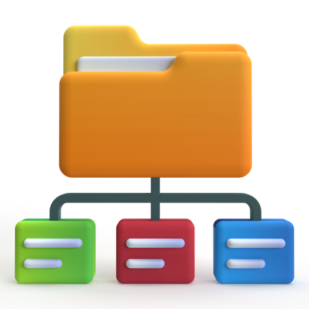 Ordnerverwaltung  3D Icon