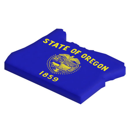 Oregon  3D Icon