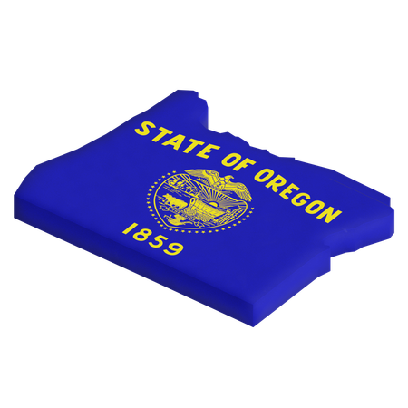 Oregon  3D Icon