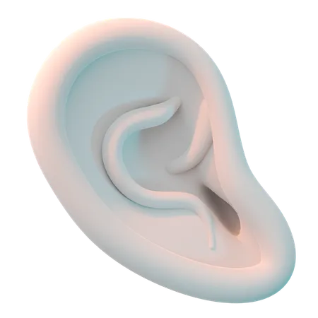 Oreille  3D Icon