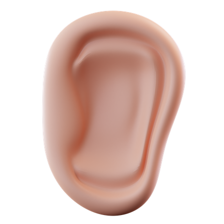 Oreille humaine  3D Icon