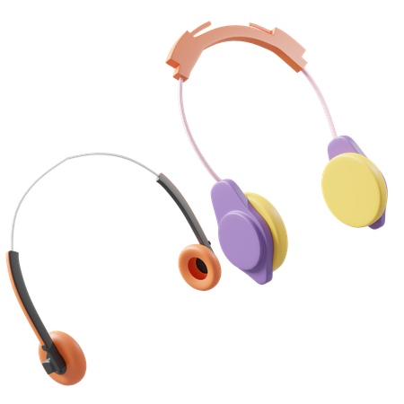Baladeur d'oreille  3D Icon