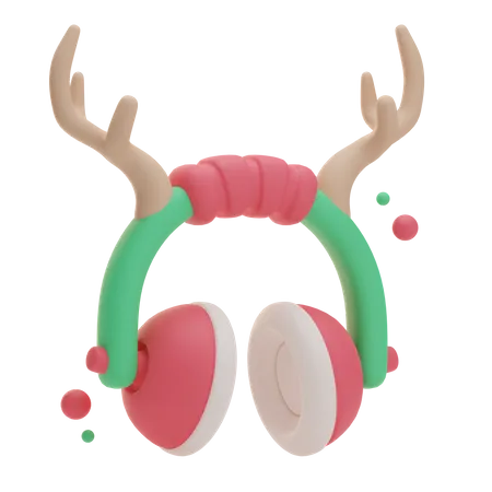 Orejeras navideñas  3D Icon