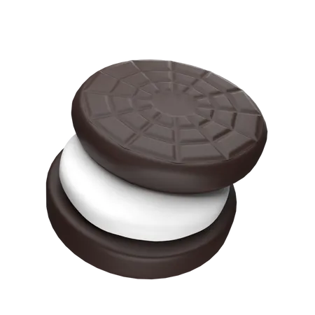 Oreo Biscuit  3D Icon