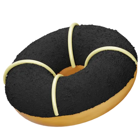 Oreo Donut  3D Icon