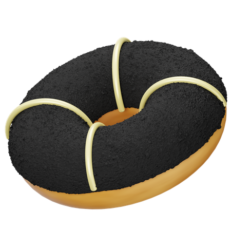 Oreo Donut  3D Icon