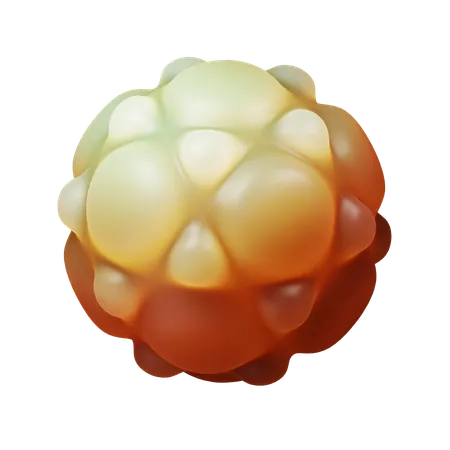Organic Blob  3D Icon
