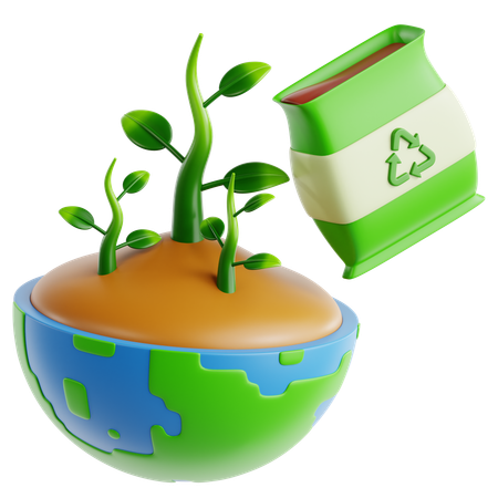 Organic Farming  3D Icon