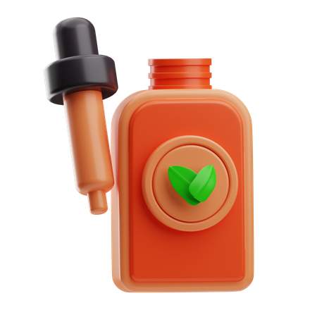 Organic Oil  3D Icon