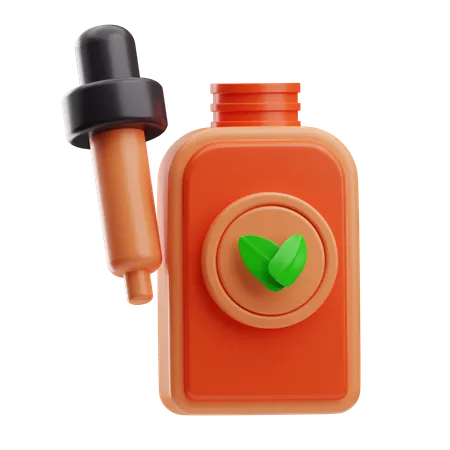 Organic Oil  3D Icon