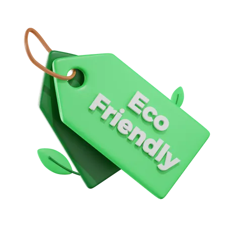 Organic Product Tag  3D Icon
