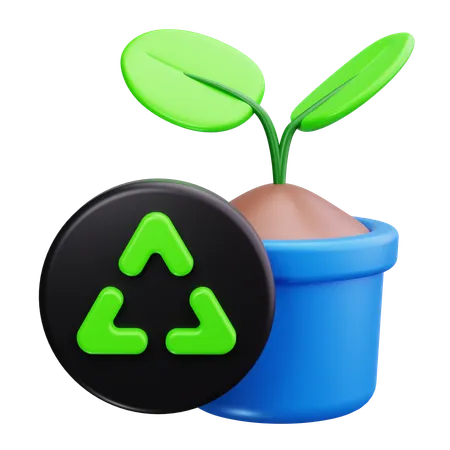 Organic waste  3D Icon