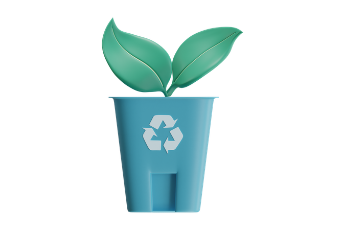 Organic Waste  3D Icon