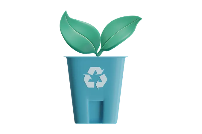 Organic Waste  3D Icon