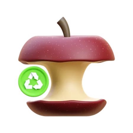 Organic Waste Recycling  3D Icon