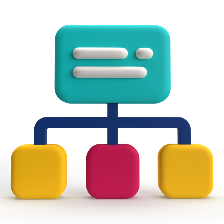 Organigramme  3D Icon