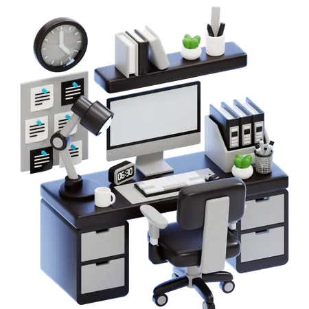 Organiseur de bureau  3D Icon