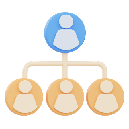 Organisation  3D Icon