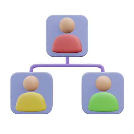 Organisation  3D Icon