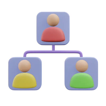 Organisation  3D Icon