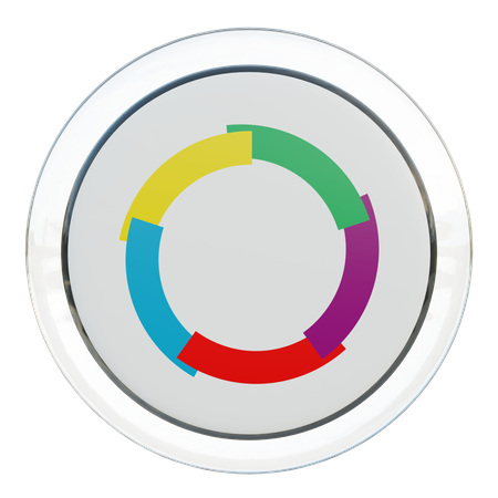 Organisation internationale de la Francophonie Round Flag  3D Icon