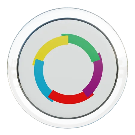 Organisation internationale de la Francophonie Round Flag  3D Icon