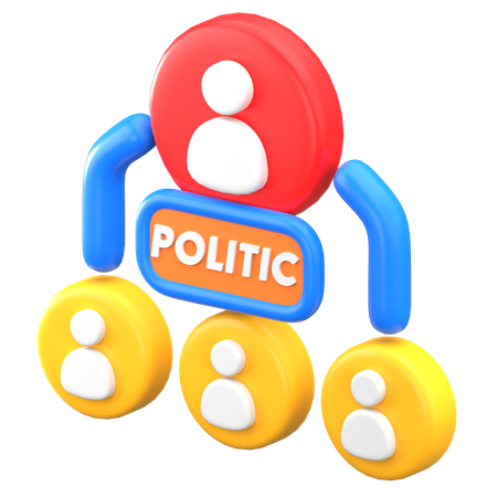 Organisation politique  3D Icon