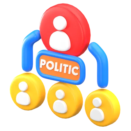 Organisation politique  3D Icon